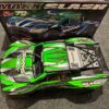 traxxas maxx slash 6s 4wd short course truck groen rtr tsm 2.4ghz echt als nieuw!