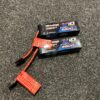 2x traxxas power cell lipo 5800mah 7.4v 2s 25c trx2843x in een goede staat!