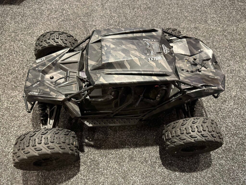 arrma 1/7 fireteam 6s 4wd blx speed assault vehicle rtr (zonder zender / gebruikt)!