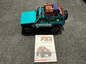 cross rc crawling kit fr4 c 1/10 flagship version met toebehoren echt in een top staat!