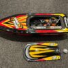 pro boat sonicwake v2 36 self righting brushless deep v rtr black (zonder zender en ontvanger)!