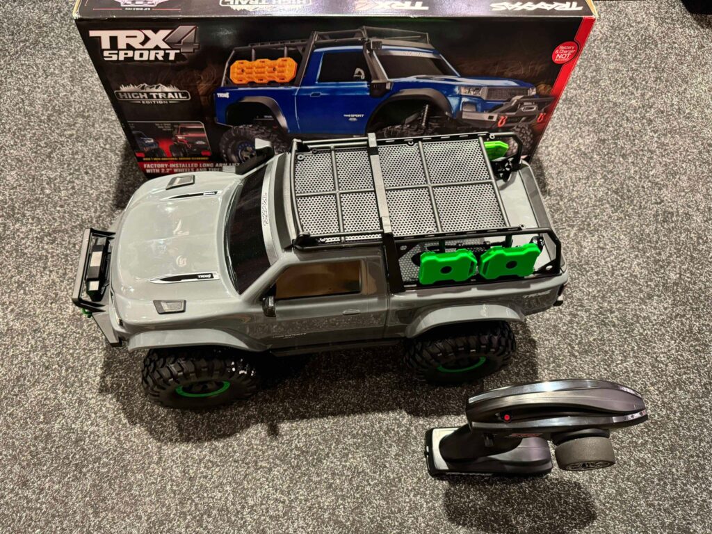 traxxas trx 4 sport high trail edition grijs echt als nieuw!