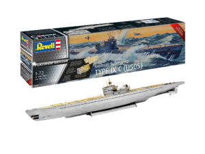 revell german submarine type ix c(u505) "platinum edition" 05180