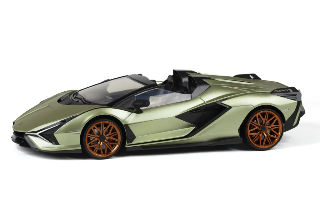 tech toys lamborghini sian 1/12 afstandbestuurbare auto groen rtr 2.4ghz met accu en lader