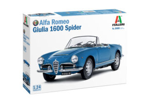 italeri 1:24 alfa romeo giulia 1600 spider ita3668