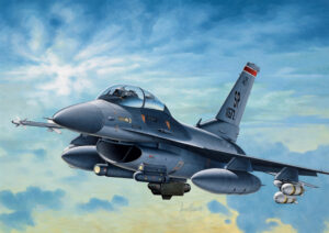 italeri f16 c/d night falcon 1:72 schaalmodel 188