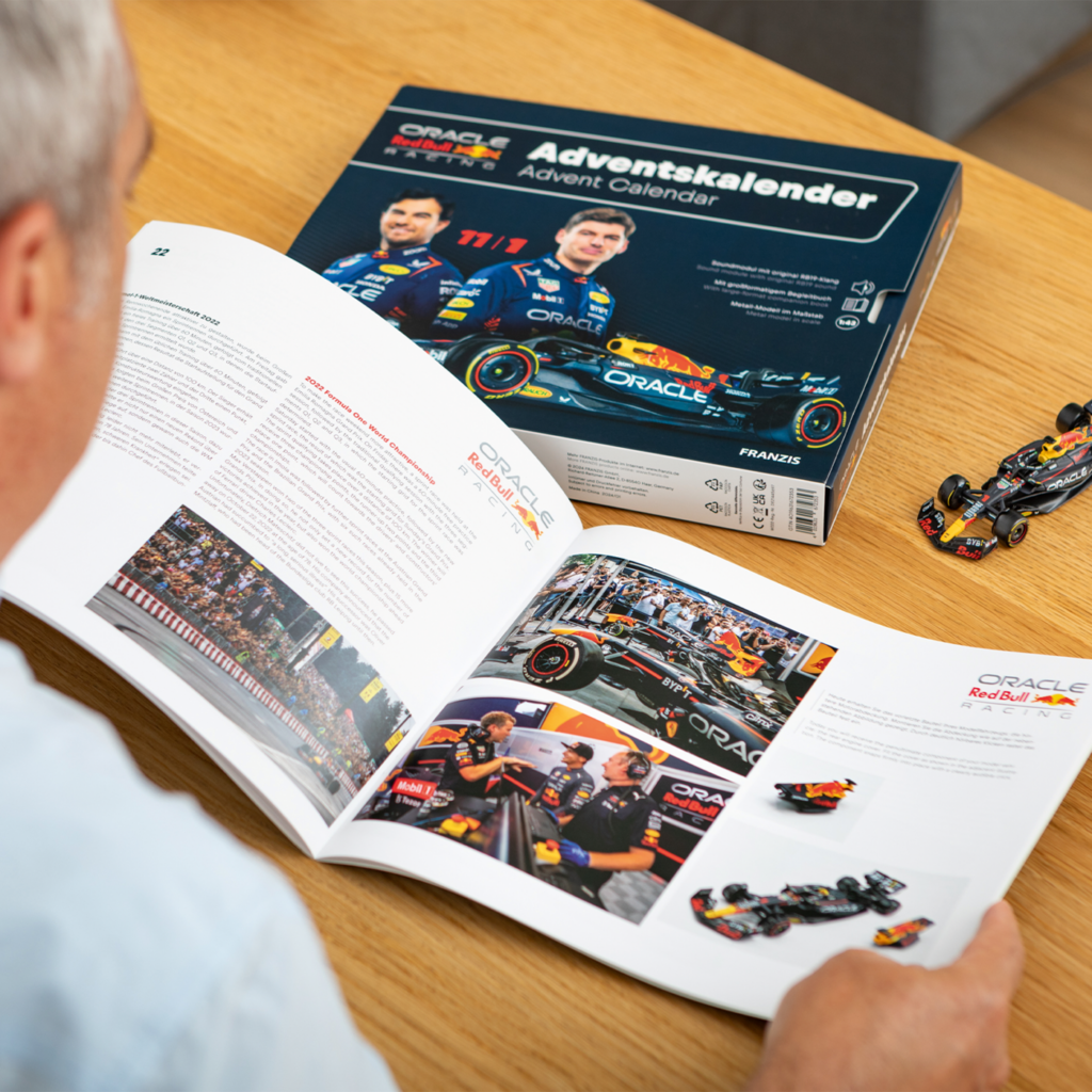 Franzis Adventskalender 2024 Red Bull Racing · Toemen Modelsport