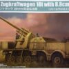 schwerer trumpeter zugkraftwagen18t with 8.8cm flak 1/35 09577