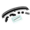 traxxas mirrors black (left & right) retainers and spoiler (fits #10511 body) trx10512