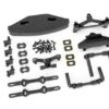 traxxas body mounts, front & rear/ body mount posts/ body mount sliders trx10518