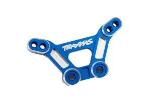 traxxas shock tower front 6061 t6 aluminum (blue anodized)/ 3x15mm bcs (with threadlock) trx10538 blue