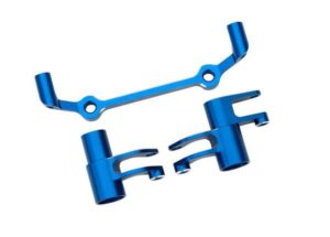 traxxas steering bellcranks drag link (blue anodized 6061 t6 aluminum)/ 5x8x2.5mm ball bearings / 6x10x3mm ball bearings trx10543 blue