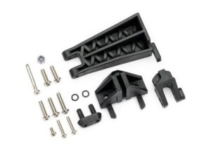 traxxas rudder mount /steering arm/ drive strut mount/ hull water outlet/ mounting hardware trx10642