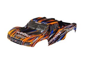 traxxas body slash 4x4 (also fits slash vxl & slash 2wd) orange (painted, decals applied) (clipless mounting) trx6941 orng