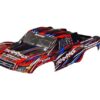 traxxas body slash 4x4 (also fits slash vxl & slash 2wd) red (painted, decals applied) (clipless mounting) trx6941 red