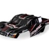 traxxas body, 1/16 slash 4x4, black (painted, decals applied) trx7027 blk