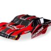 traxxas body 1/16 slash 4x4, red (painted, decals applied) trx7027 red