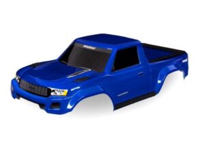 traxxas body trx 4 sport blue (painted decals applied & clipless mounting) (requires #8080x inner fenders) trx8187 blue