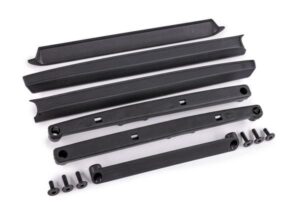 traxxas bed rails and retainers (left & right)/ tailgate cover + retainer 3x10mm cs (4x)/ 3x8mm fcs (2x) (fits #8187 series bodies) trx8189