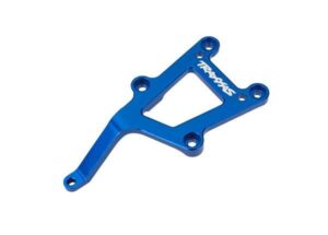 traxxas chassis brace front 6061 t6 aluminum (blue anodized) trx8321 blue