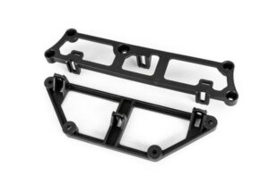 traxxas body mounts, front & rear (fits #8188 & 9240 bodies) trx9234x