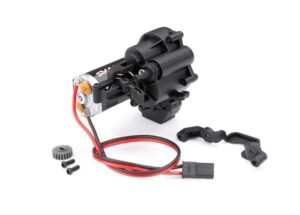 traxxas two speed transmission 32.7:1 and 9.9:1 gear reduction ratios includes titan 87t motor trx9891