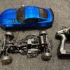 mst onroad brushless wedstrijd rc auto met 2.4ghz zender in een nette staat!