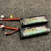 2x gens ace bashing series 6500mah 11.1v 3s1p 60c 120c lipo batterij met xt90 stekker (gebruikt maar de spanning is in orde)!