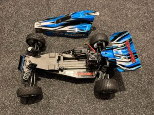 traxxas bandit 1/10 2wd brushless buggy rtr (zonder zender en ontvanger) in een nette staat!