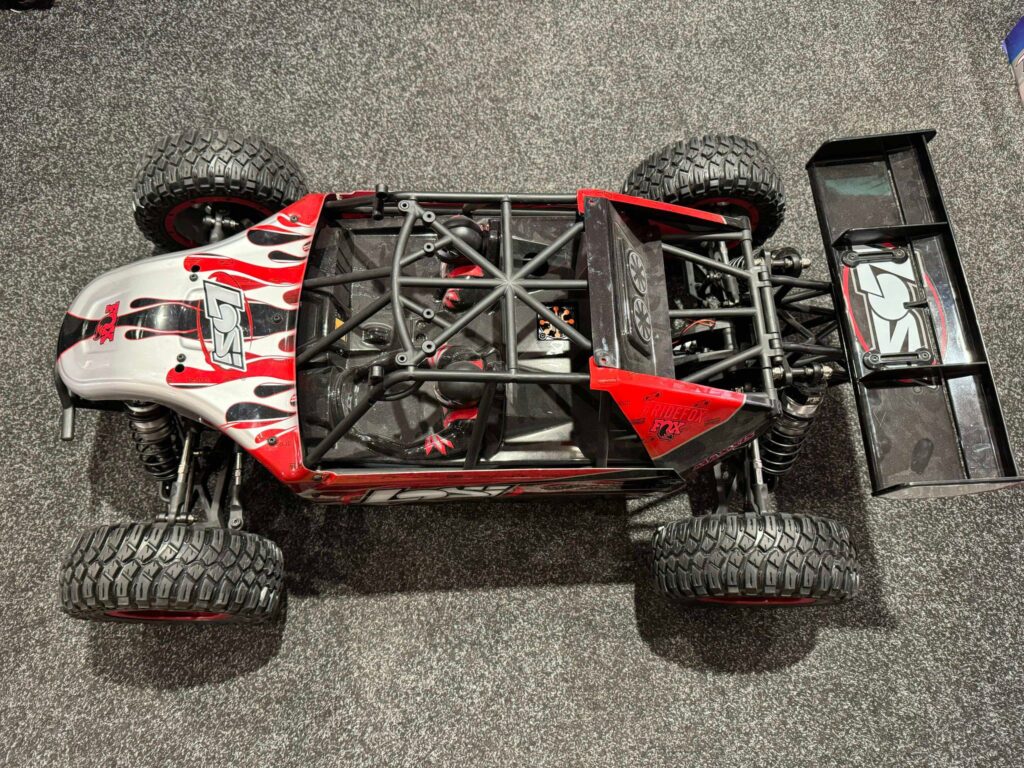 team losi 1/5 dbxl e 2.0 v2 4wd brushless desert buggy losi body rtr (zonder zender / zonder dakje) helemaal nieuw!