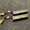 2x gens ace bashing series 8000mah 11.1v 100c 3s1p lipo batterij ec5 stekker in een nette staat!