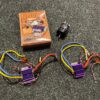 2x novak rooster crawler edition brushed esc + 1x novak 55t crawler motor (nieuwwaarde €250)!