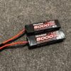 2x traxxas power cell lipo 5000mah 11.1v 3s 25c id trx2872x echt als nieuw met garantie!