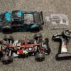 truck 4wd mini allroad brushless met zender in een nette staat!