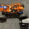 axial 1/10 rbx10 ryft 4wd brushless rock bouncer rtr orange met aluminium parts in een nette staat!