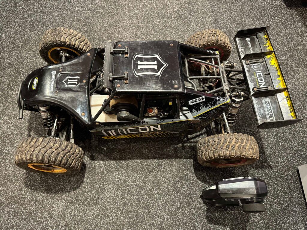 losi 1/5 dbxl 2.0 4wd 2 takt brandstof buggy rtr icon (gebruikt / geen garantie / heeft liefde nodig)!