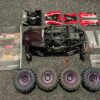 axial capra 1.9 4ws 1/10 crawler chassis met enorm veel tuning onderdelen (nieuw)!