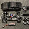 traxxas 4 tec 2024 ford mustang drift car rtr zwart + extra set traxxas banden + traxxas 5000mah 2s lipo batterij (10 minuten jong)!