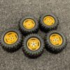 5x 1/10 crawler / scaler banden met velgen in een nette staat!