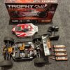 hpi trophy buggy 1/8 flux brushless 4wd rtr 2.4ghz + 4x hpi plazma 7.4v 3200mah lipo accu in een top staat!