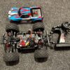 monster truck 4wd offroad brushless met zender in een nette staat!