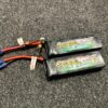 2x gens ace bashing series 6500mah 11.1v 3s1p 60c 120c lipo batterij met xt90 stekker (gebruikt maar de spanning is in orde)!