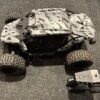 arrma 1/7 fireteam 6s 4wd blx speed assault vehicle rtr met hobbywing max6 en 1650kv motor en metalen tandwielen servo!