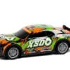 tech toys roar sxo6 met led verlichting 1/22 afstandbestuurbare auto groen/oranje rtr 2.4ghz