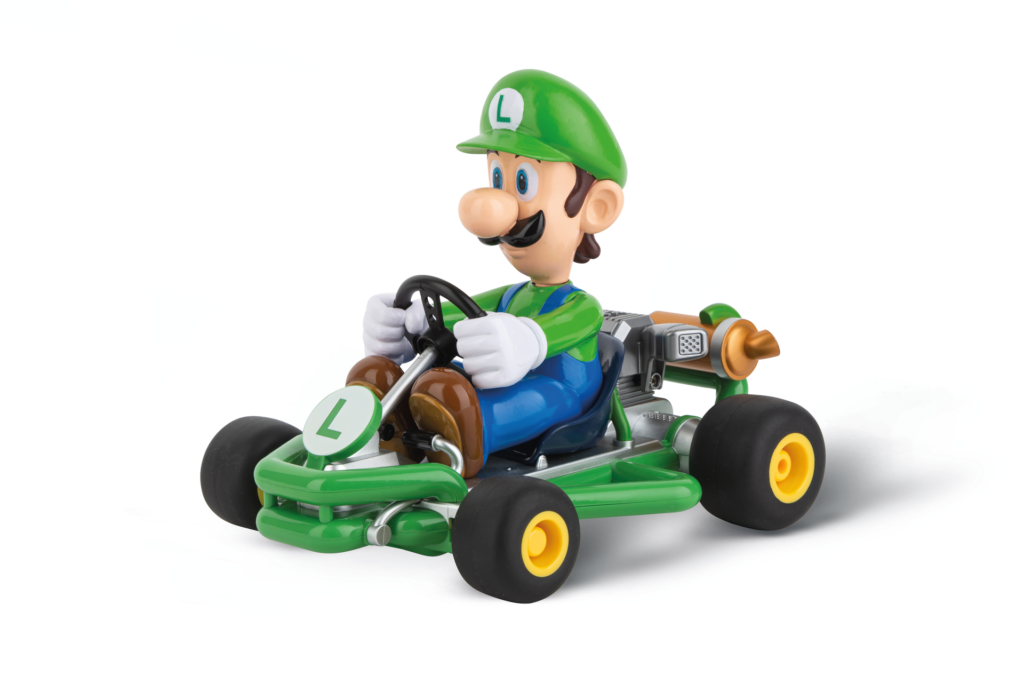 carrera 2,4ghz mario kart pipe kart, luigi 370200984p