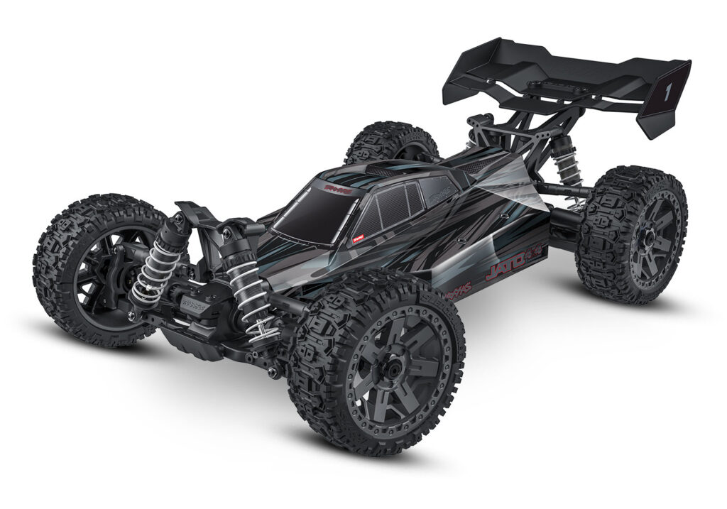 traxxas jato 4x4 bl2 s brushless elektro buggy rtr zwart