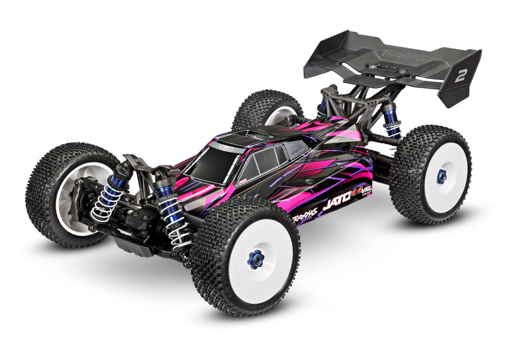 traxxas jato 4x4 vxl 4s brushless elektro buggy rtr roze