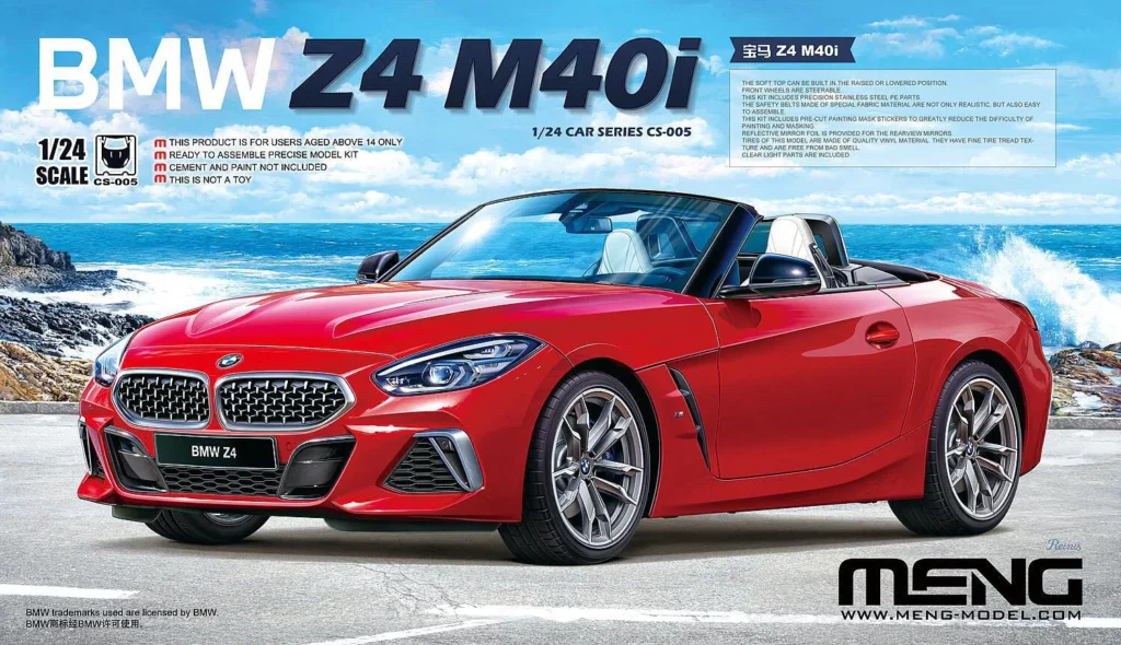 meng 1:24 bmw z4 m40i cs005 mencs005