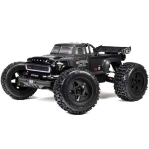 arrma 1/8 notorious 6s v6 4x4 blx brushless stunt truck rtr zwart (versie 2025)