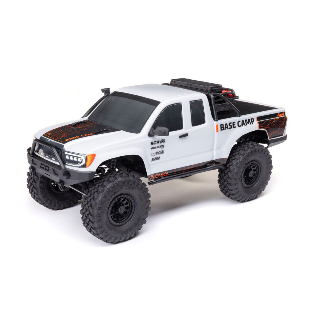 axial 1/10 scx10 iii base camp 4x4 rock crawler brushed rtr wit